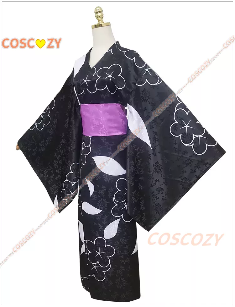 Costume de Cosplay de Dessin Animé Marin Kitagawa, Kimono Noir Mignon Imbibé d'Uniformes de ixd'Halloween