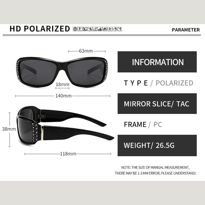 Lunettes de soleil polarisées pour femmes, lunettes de soleil vintage pour dames, marque de créateur, mode de luxe, nouveau, 2025