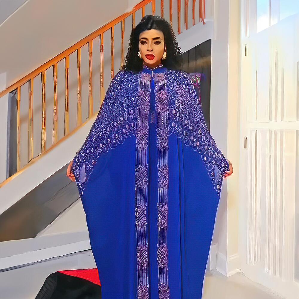 Robes africaines élégantes pour femme, robes de soirée en strass, robes turques pour femmes 2024, ensemble de 2 robes africaines élégantes