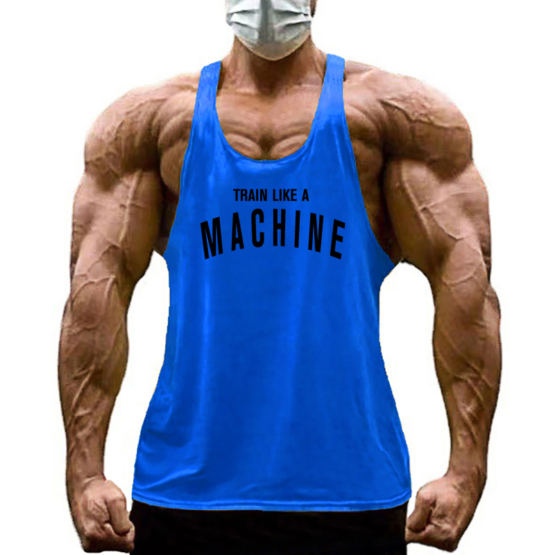 Vêtements de gymnastique professionnels pour hommes, entraînement comme une machine, dos en Y, maillots de fitness, coton, musculation, Stringer, précieux, été