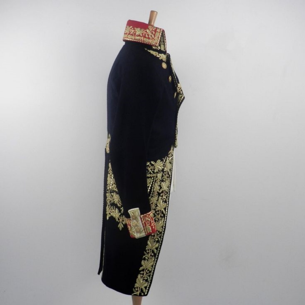 Veste militaire britannique pour hommes, manteau d'officier de la garde royale du 18ème siècle, soldat, smoking, régence historique, aristocrate, Hussar, défilé