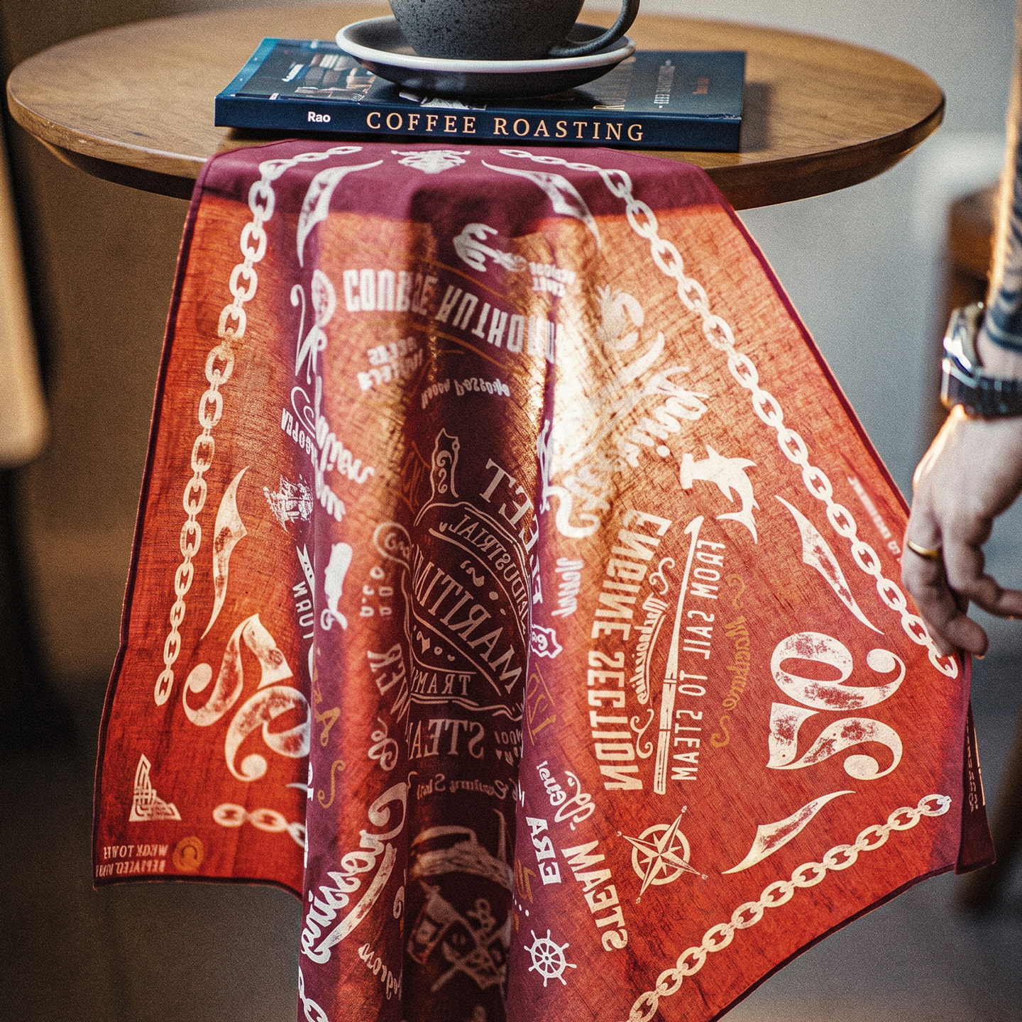 Bandana en coton imprimé Maden pour homme, style rétro américain Amekaji, foulard vintage, accessoire de mode classique style Old Money