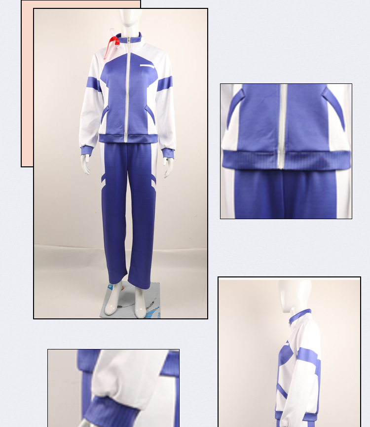 Costume de cosplay Anime Oguri Cap Pretty Derby, survêtement bleu, vêtements de sport, tenue de gymnastique, costume de fête Kawaii pour femme, vêtements décontractés