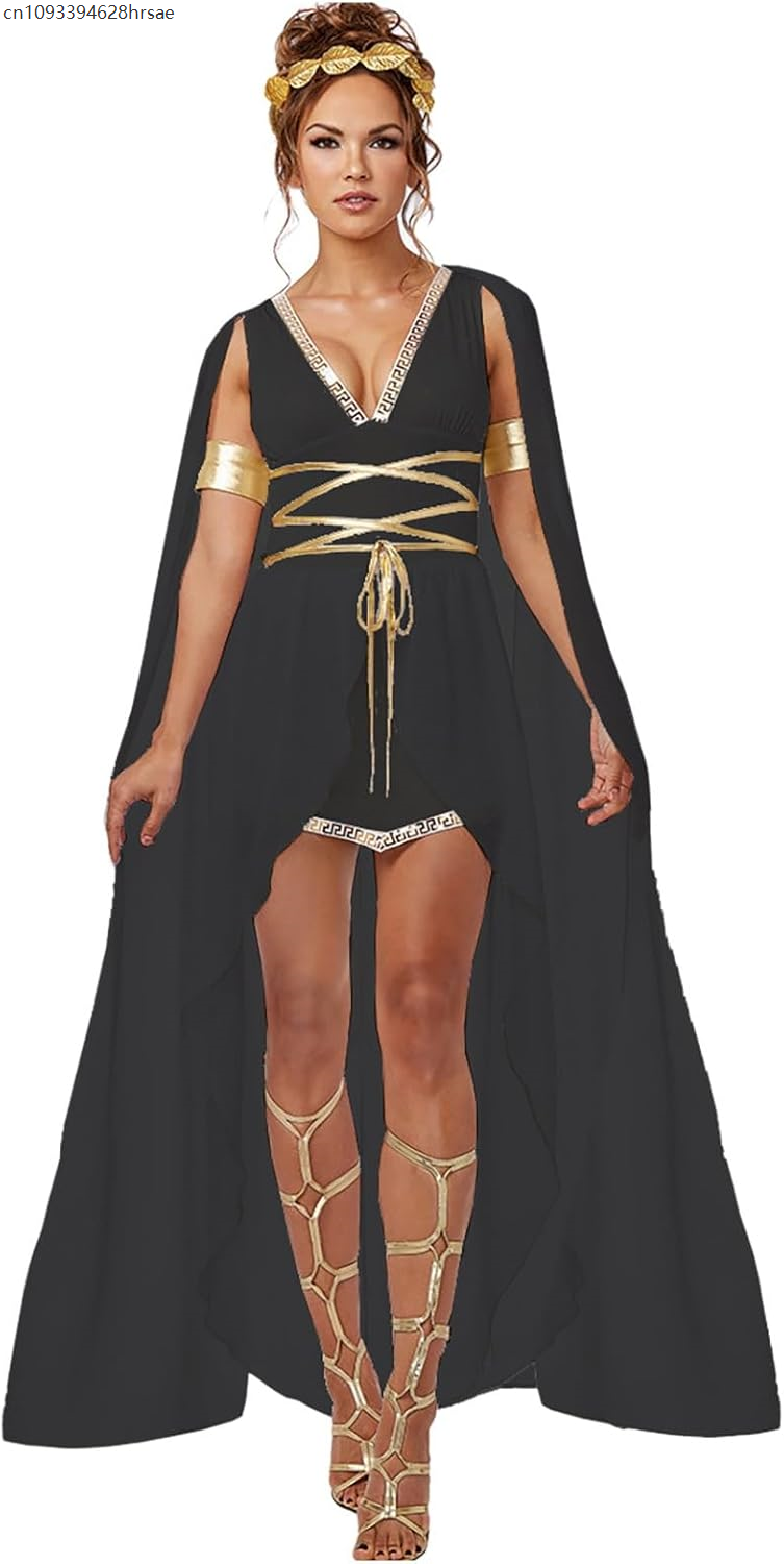Costume femme déesse l'ancien romain déguisement robe body Costume grec carnaval Halloween carnaval fête Cosplay tenue