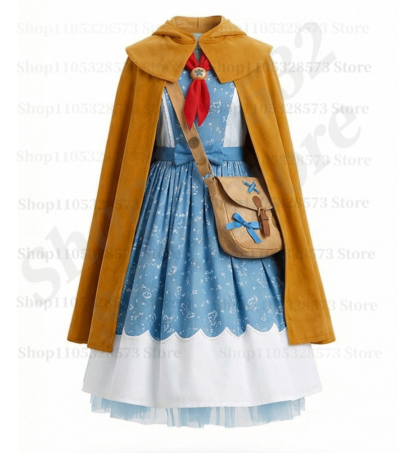 Costume de cosplay Holly Strange Story ST5, robe, écharpe, cape à capuche, tenues de scène Fantasia, vêtements de fête de carnaval