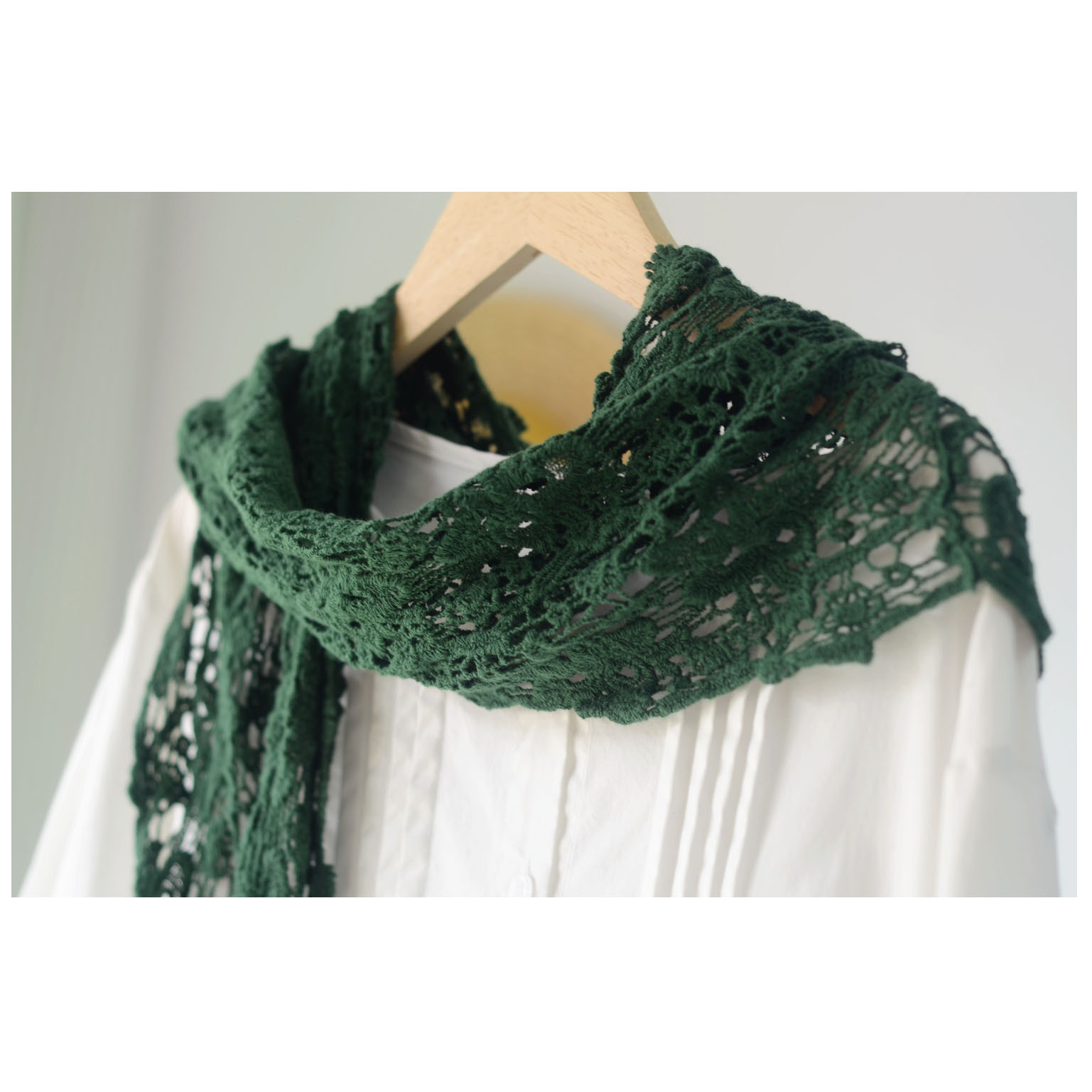 Écharpe Triangle en Coton Fait Main pour Femme, Polyvalente, Couleur Unie, Amissié, Protection du Cou, Châles à Double Usage