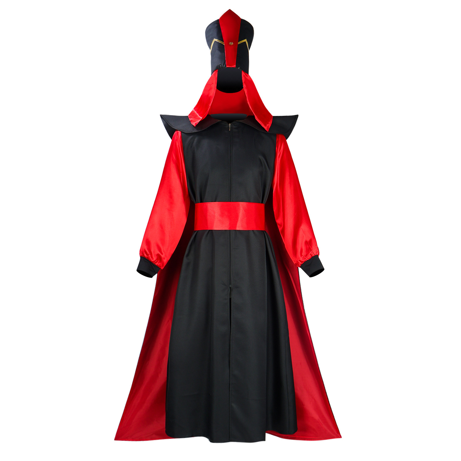 Anime Jafar Cosplay Costume combinaison cape avec chapeau pour hommes femmes tenues Halloween Costumes Cosplay jeu de rôle Costume de fête unisexe