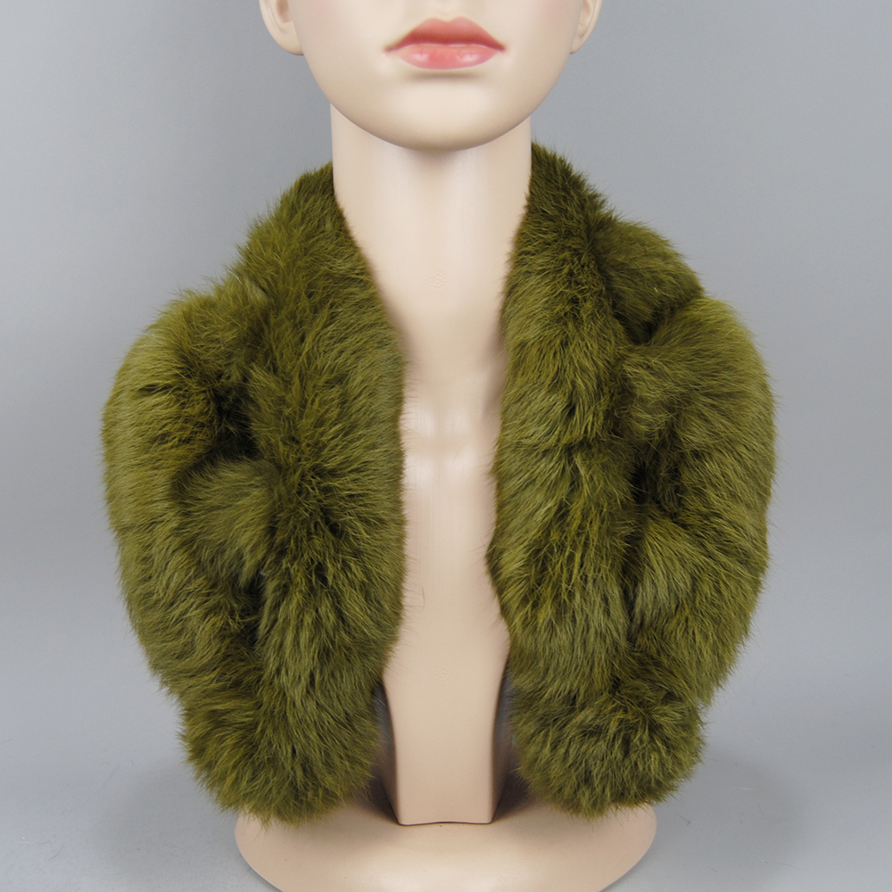 Nouvelle Écharpe Chaude d'Hiver 2026 pour Femme en Véritable Fourrure de Lapin avec Pompon, Épaisse et Décontractée, Foulard Tendance en Fourrure Authentique pour Dames, Cache-Cou