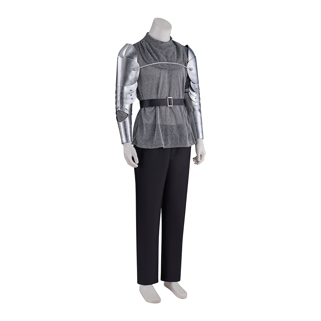 Film Romeo et Juliette Cosplay Costume Romeo chevalier Prince gris tenues hommes Romeo Renaissance médiévale tenues d'Halloween