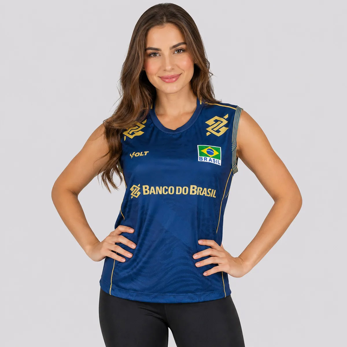 Maillot de volley-ball unisexe CBV Brésil 2026, débardeur respirant en maille sans manches pour hommes et femmes, streetwear