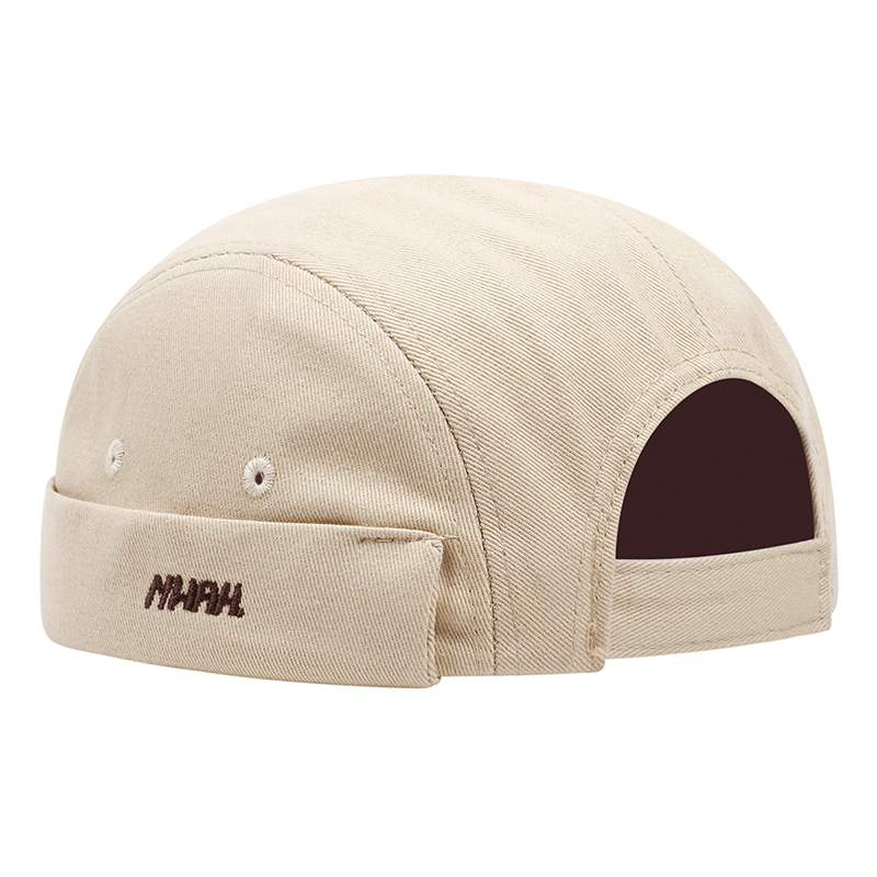 Nouvelle mode Summe broderie peau de Melon chapeaux sans bords pour hommes femmes Bonnet marque de mode Yuppie Cool Hip Hop PunkDocker casquette