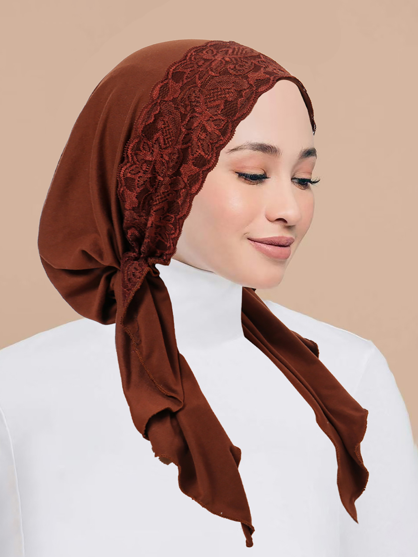 Nouveau couleur unie pré-attaché Hijab enveloppement foulard chapeaux musulman Turban Bonnet pour femmes chapeau intérieur mode femme Turbans casquettes