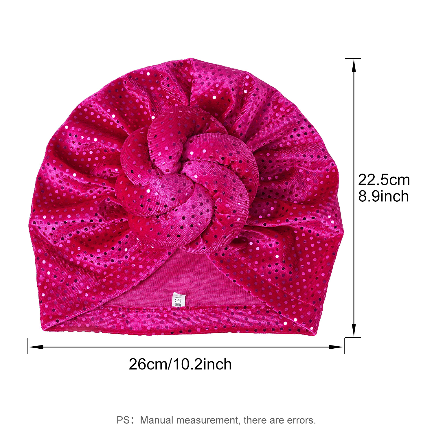 Bonnet pour femme, Turban, Foulard, Chapeau croisé, plissé, exquis, décontracté, confortable, tendance, polyvalent, chaud, avec bordure en dentelle froissée