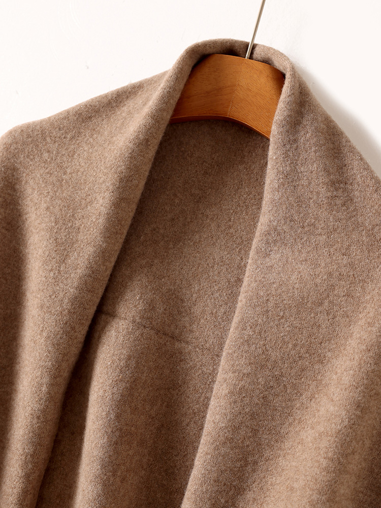 100% laine femmes châle écharpe deux usages tricoté printemps accessoires Cape décontracté doux foulards chaud confortable mode manteaux