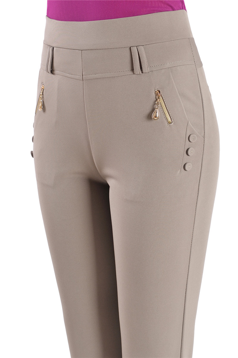 Pantalon décontracté de grande taille pour femme, long adt, taille haute, nouvelle collection printemps/automne 2021