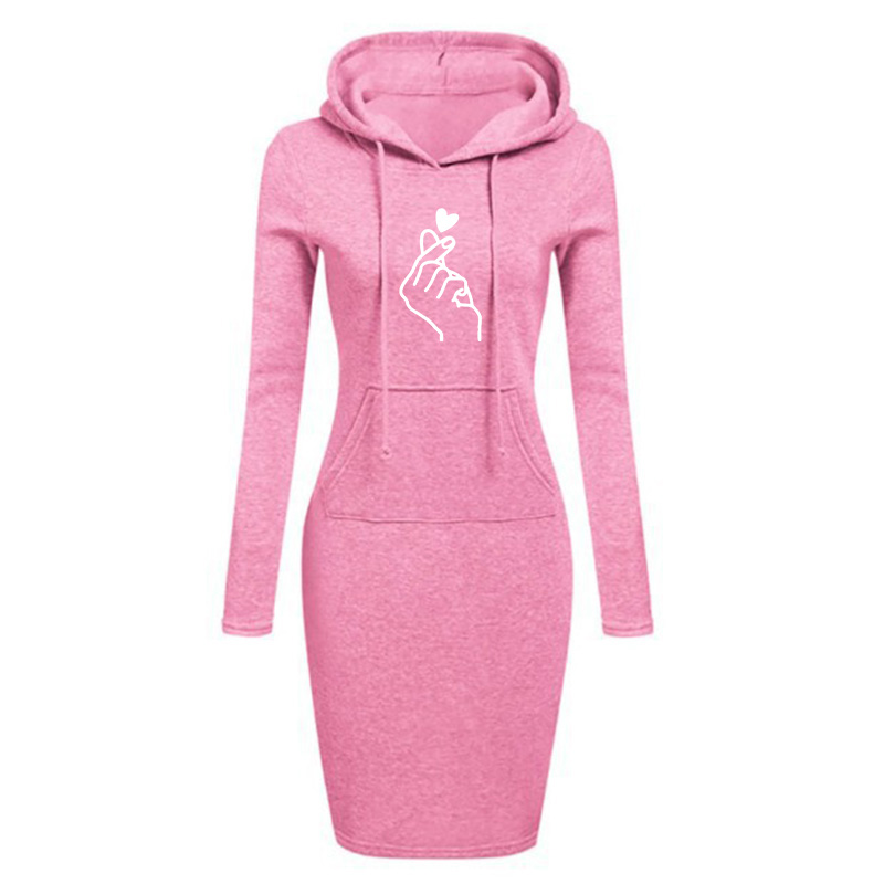Dames robe automne femmes robes à capuche sweat à capuche femmes sweats à capuche pour femme robe hauts dames vêtements