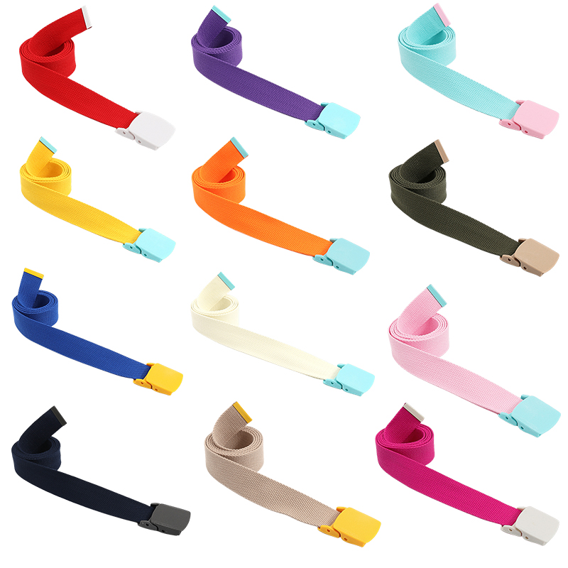 Ceinture Dulbelt en toile pour enfants, ceinture en nylon pour jeunes, ceinture de chasse, tendance décontractée, accessoires de jeans, mode mignonne, 3,2 cm