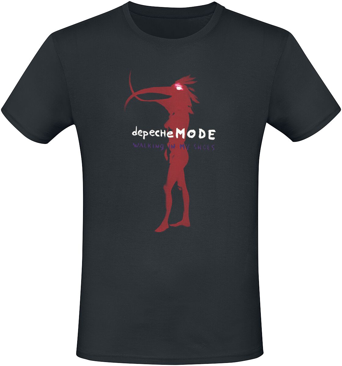 T-shirt Walking in My Shoes Depeche Mode pour hommes et femmes, t-shirt graphique vintage Metal Rock Band, 100% coton, streetwear d'été