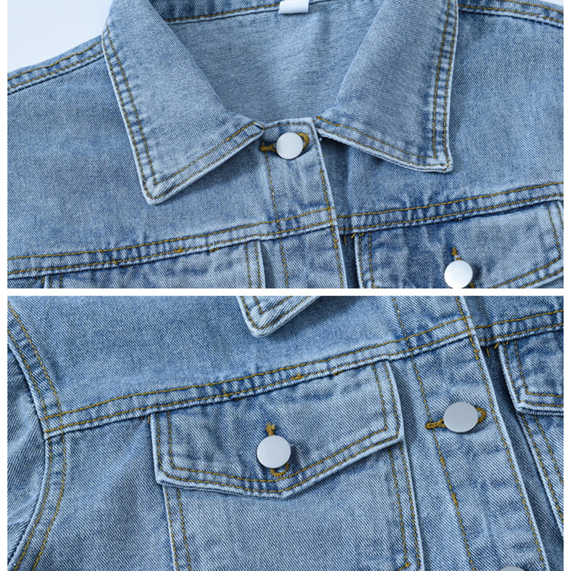 Veste en jean pour femmes NOUVEAU Manteau de printemps Vintage Veste en jean ample Vêtements d'extérieur Automne Chic Vestes pour femmes S-5XL