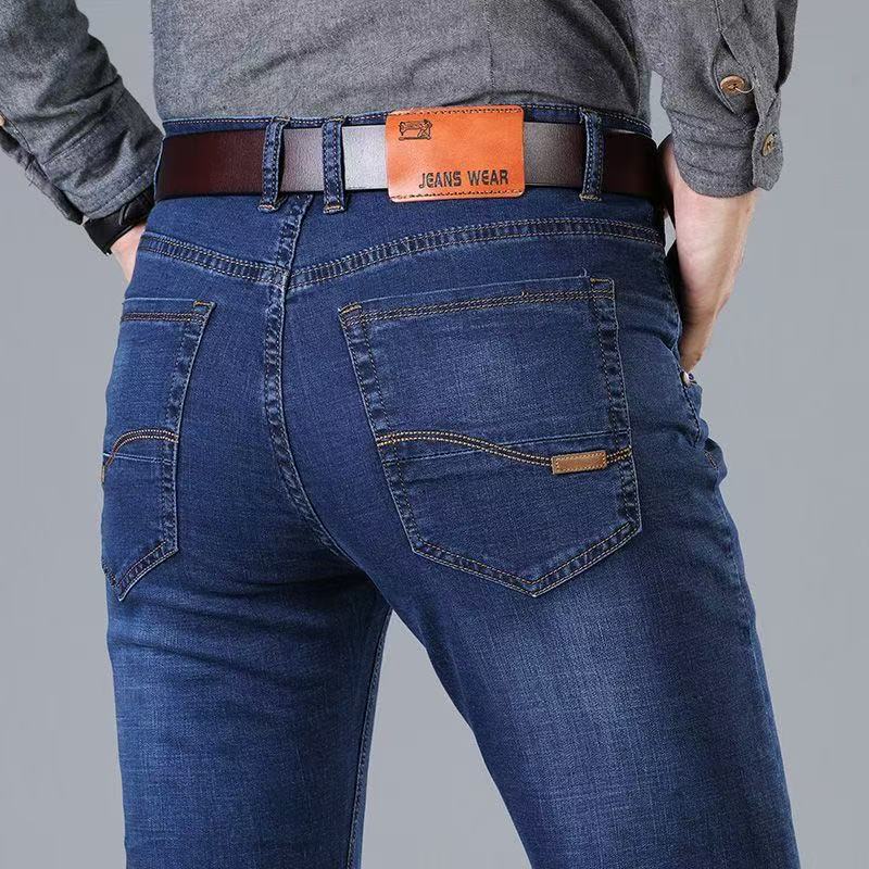 Nouveaux Jeans Classiques pour Hommes, Pantalons Homme, Jean Homme, Pantalones Hombre, Mannen, Soft Black Biker Masculino, Denim Overalls, Pantalons pour Hommes, Taille 28-40