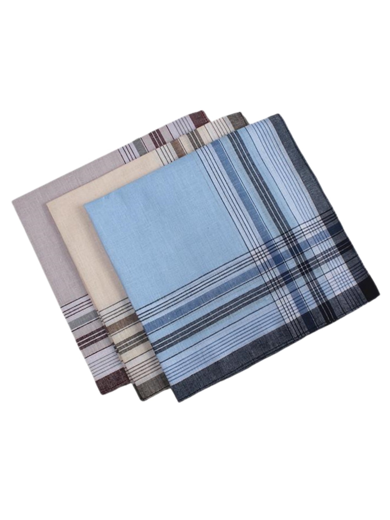 Mouchoir en satin de coton vintage de 38 cm, classique et doux, absorbant la transpiration, décoration d'intérieur, cadeau pour les aînés, 9 pièces, version fine
