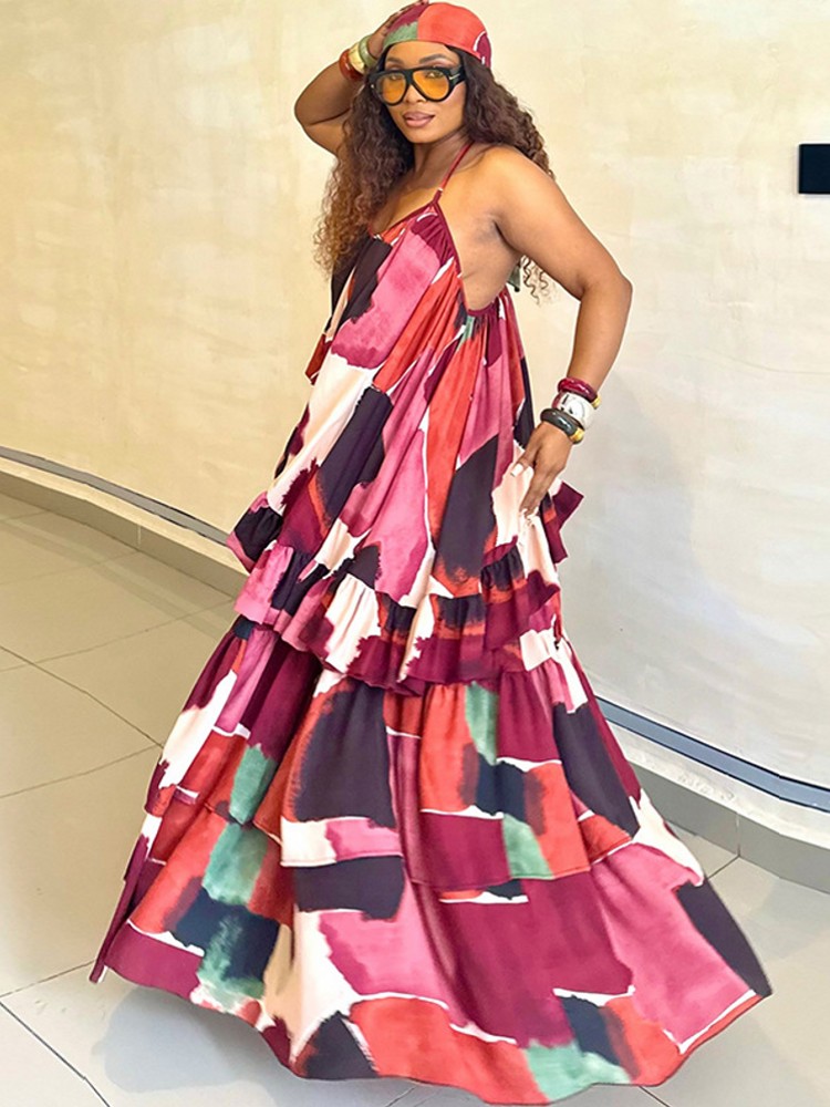 Robes africaines élégantes pour femmes, sans manches, style Dashiki, longues, pour le printemps et l'été, tenues traditionnelles africaines pour femmes 2026