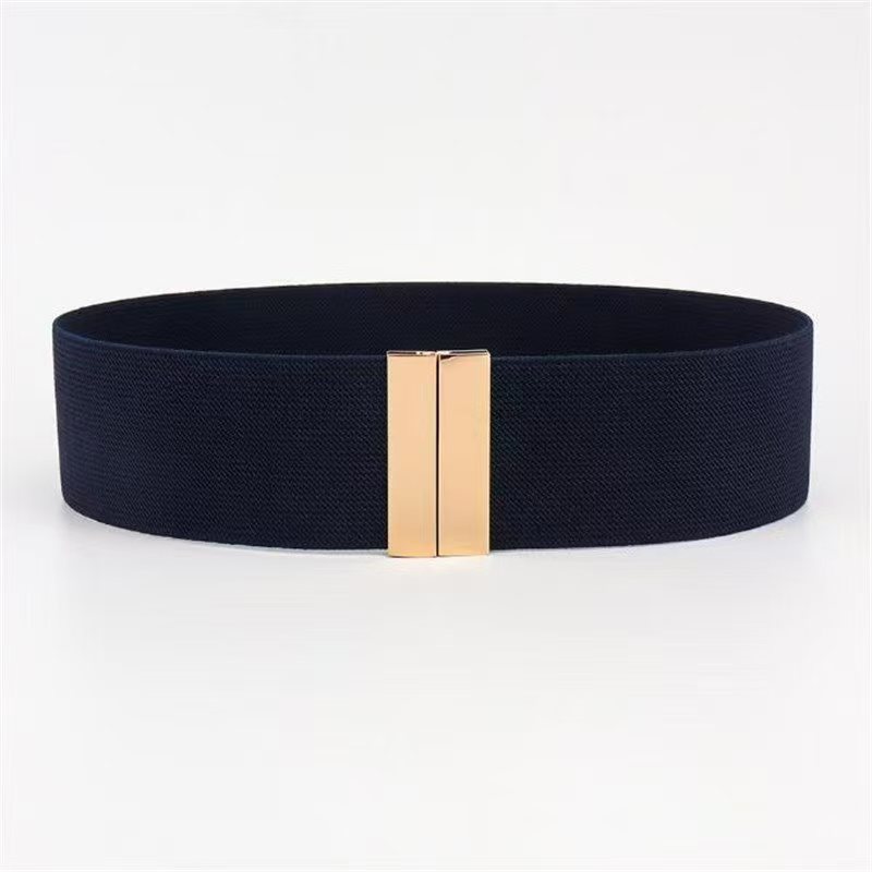 Ceinture élastique large pour femme – Ceinture coréenne style Cinch pour robes et manteaux d'hiver, ceinture simple et tendance