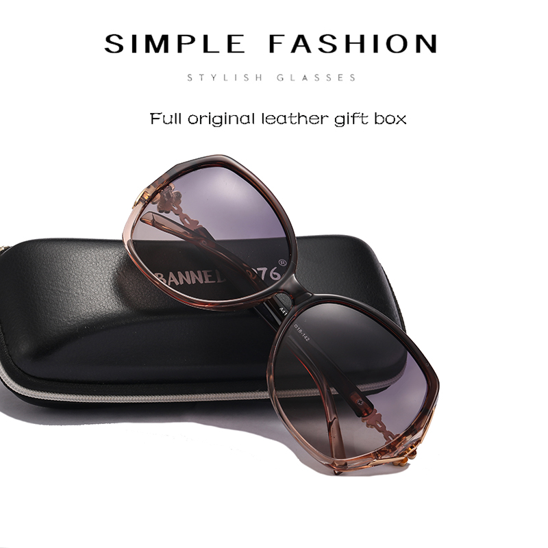 Gafas – lunettes de soleil polarisées de luxe pour femmes, verres de Protection UV400, cristal, Cool, Vintage, 2021