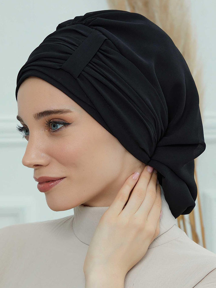Nouveau bonnet intérieur musulman uni Hijabs pour femmes solide Hijab sous-capuchon Turban chapeau islamique musulman Hijabs Patch conceptions