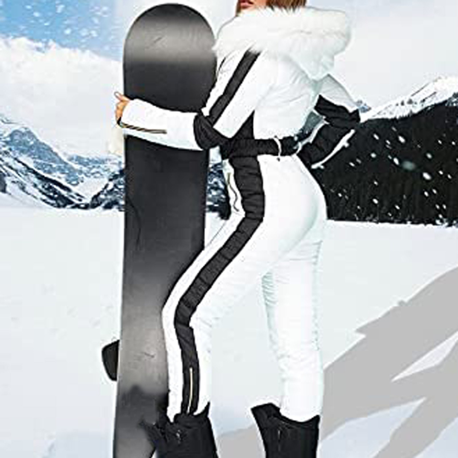 Femmes hiver Sports de plein air veste combinaison en plein air amovible sport fermeture éclair Ski neige pardessus femmes hiver vers le bas manteau Chaquetas