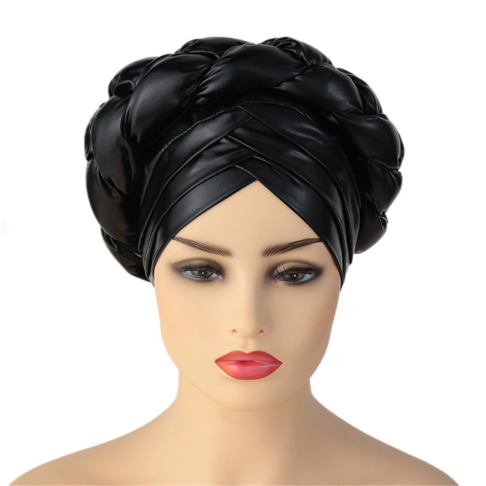 Croix front africain Turban casquette mode femmes bandeau chapeau musulman
