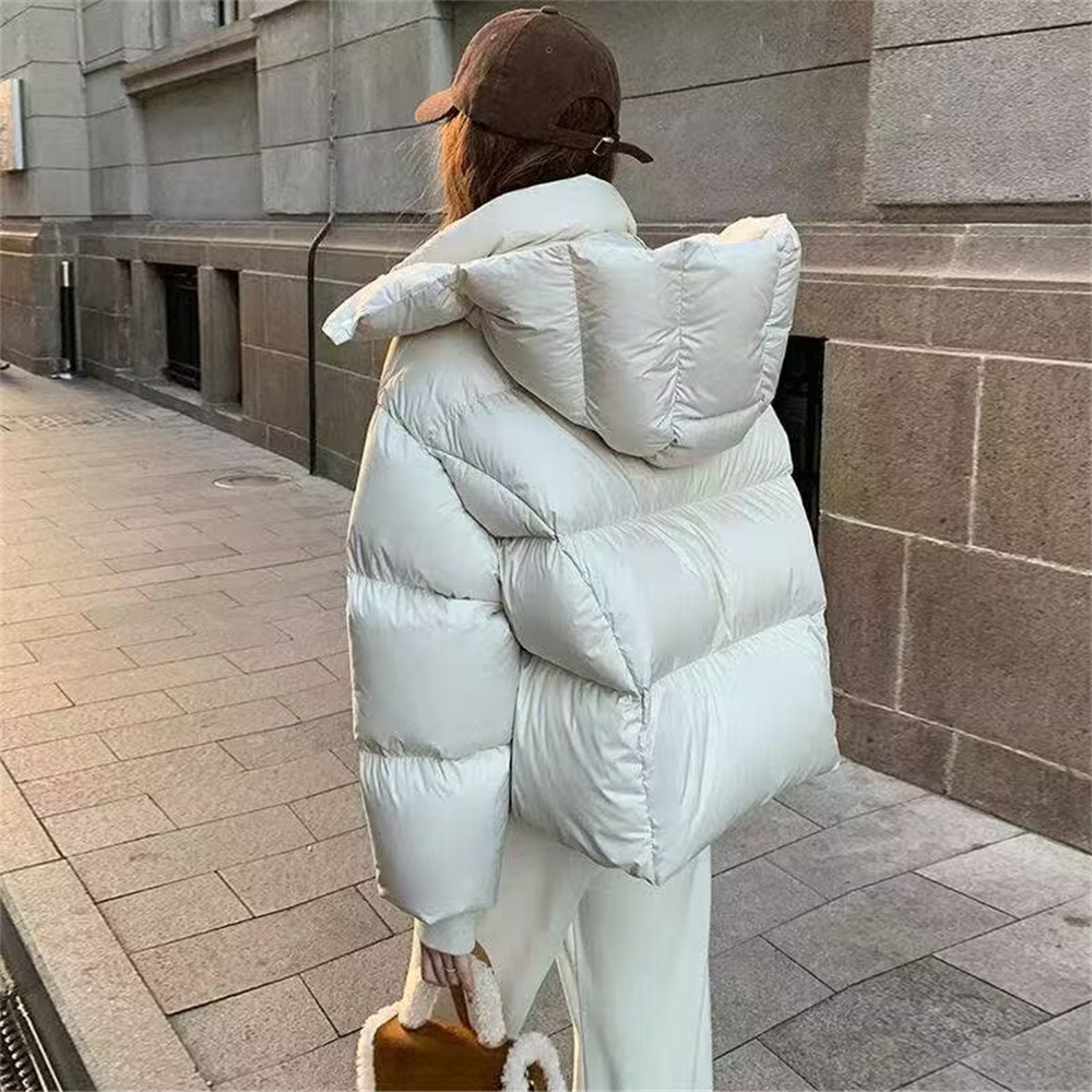 Nouvelle veste d'hiver 2026 pour femme, parka matelassée chaude, veste décontractée à manches longues en coton, manteau à capuche pour la neige, vêtements d'extérieur