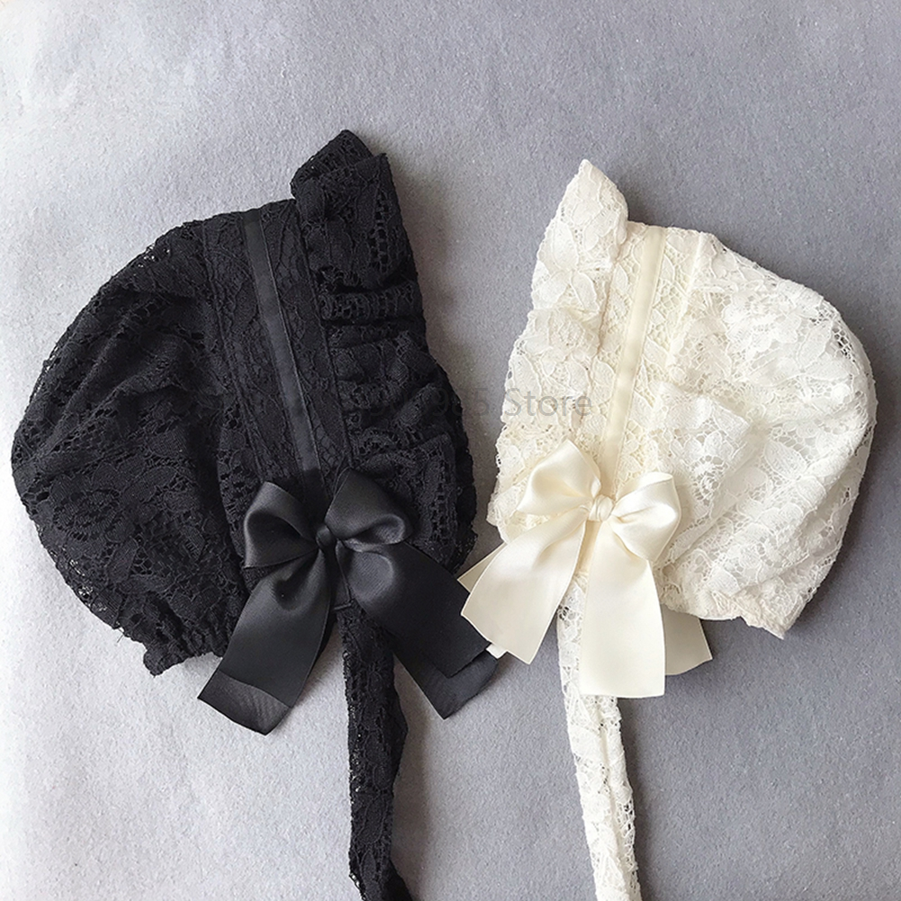 Bonnet en dentelle réglable rétro pour femmes, casquette de Village douce de Style victorien, chapeaux de demoiselle d'honneur, accessoires de Costume pour filles Lolita, chapeau en dentelle