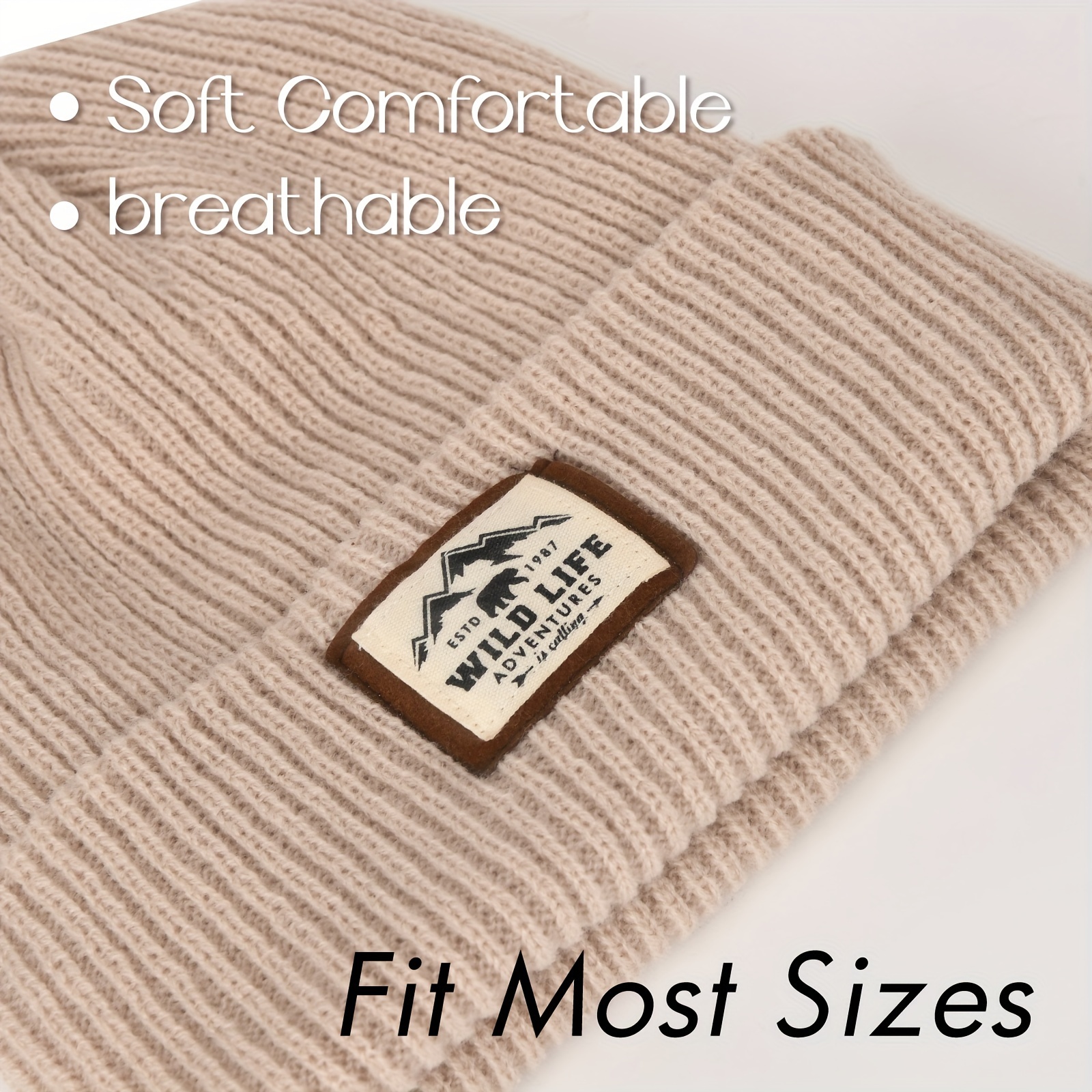Chapeau chaud d'hiver tricoté avec protection pour les oreilles, casquette de sport en polaire pour l'extérieur, coupe-vent, pour le camping et la randonnée, bonnet pratique pour hommes et femmes