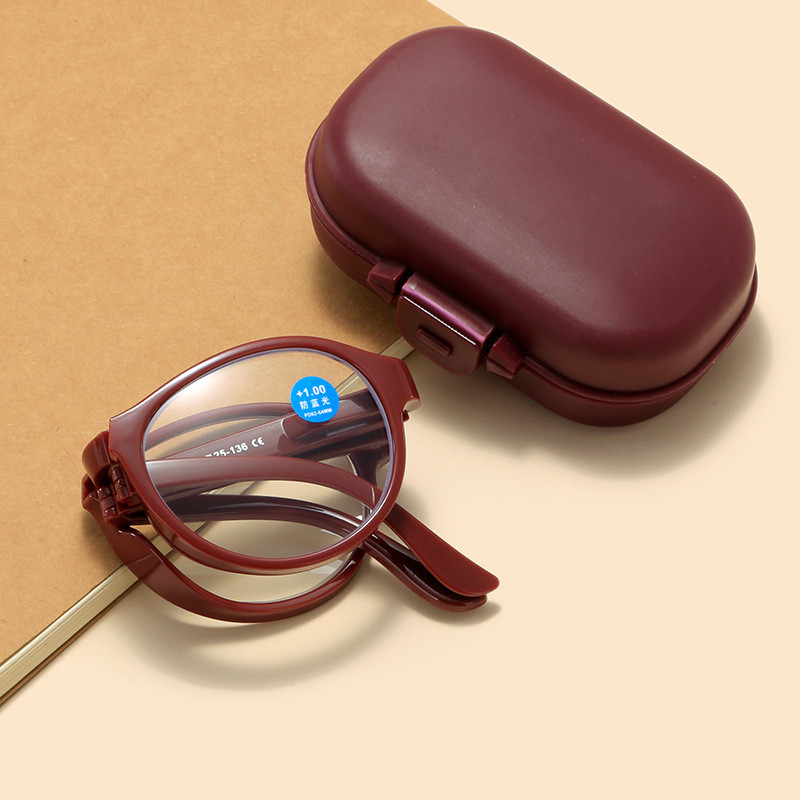 Mode MINI Design lunettes de lecture hommes femmes pliant petites lunettes cadre noir lunettes en métal avec boîte d'origine Portable Oculos