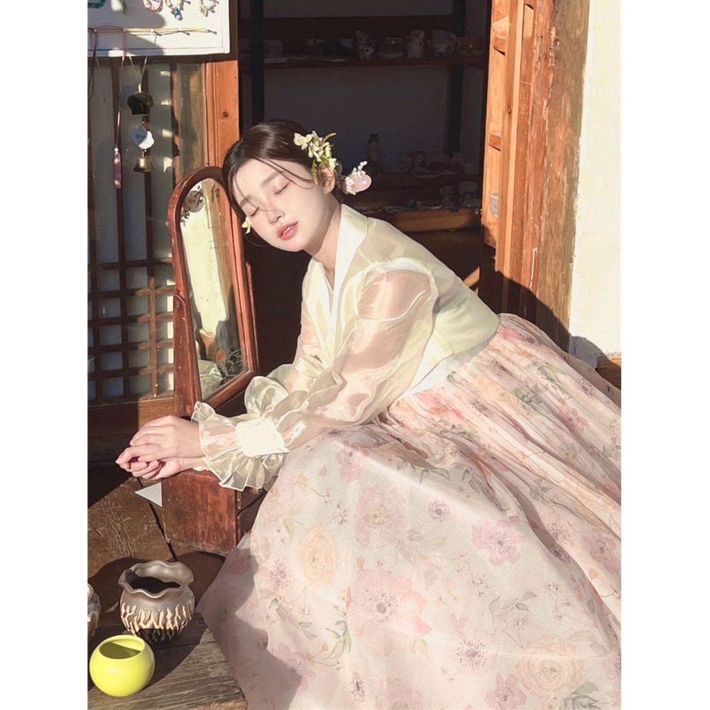 Vêtements traditionnels coréens Hanbok pour femmes, Costume National de palais moderne amélioré, haut et robe pour jeu de rôle d'halloween
