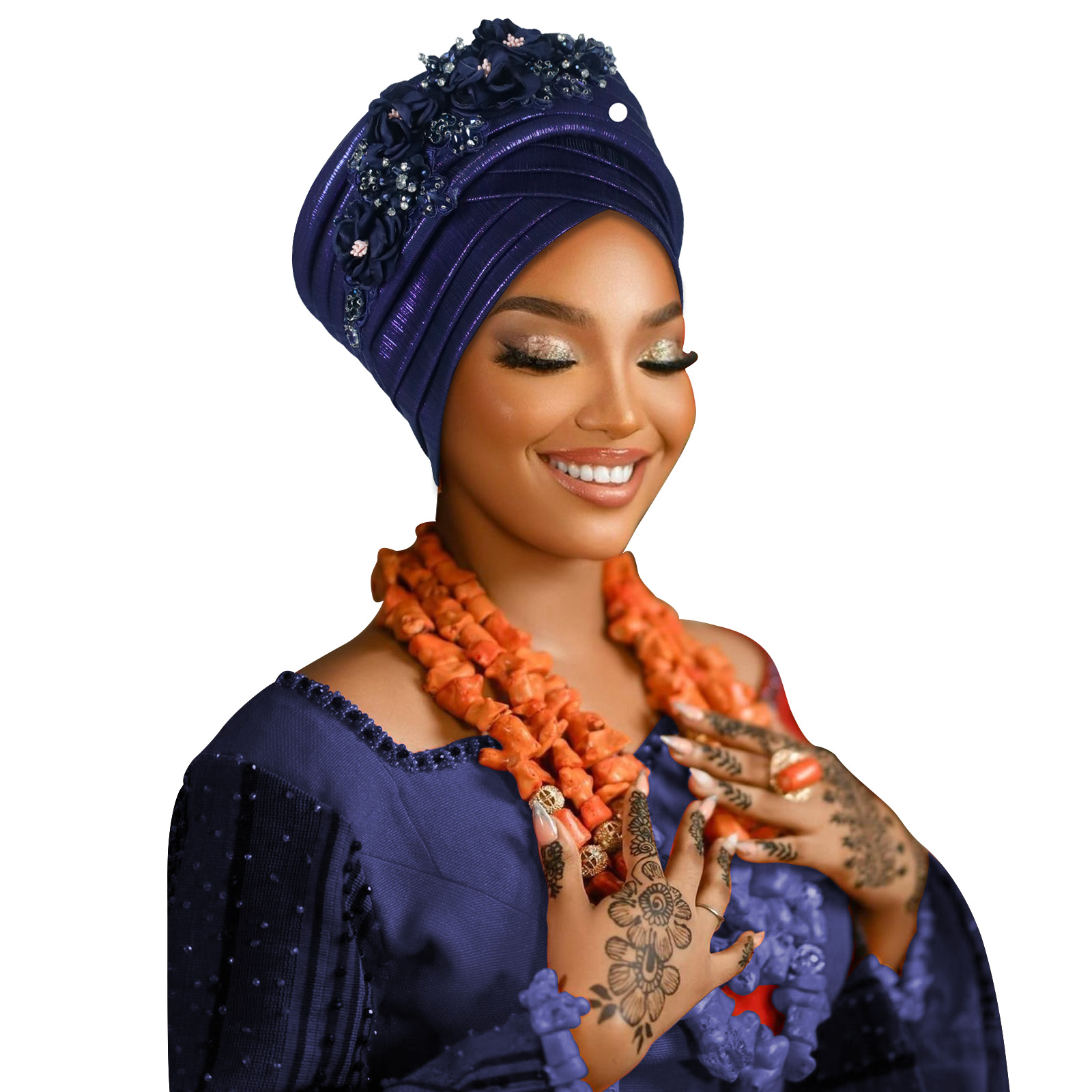Mode femmes africain Turban casquette dame bandeau Nigeria mariage Auto Gele casque fête couvre-chef chapeaux chapeau tenues