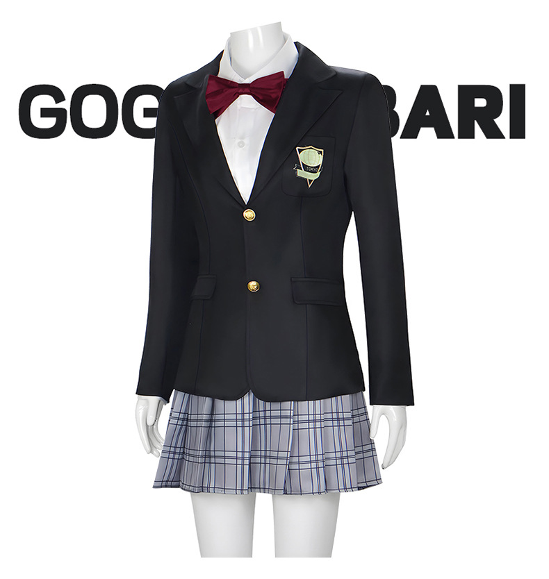 Costume de cosplay Gogo Yubari Kill Bill, style uniforme scolaire japonais, costume d'Halloween pour jeu de rôle