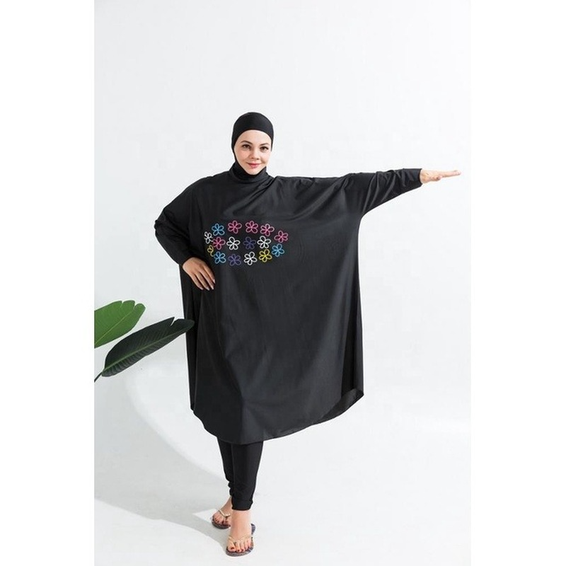 burkini maillots de bains musulmans maillot bain femme hijab femme musulman burkini maillots de bains musulmans maillot bain femme hijab femme musulman Maillot de bain musulman pour femmes, 3 pièces, imprimé écran