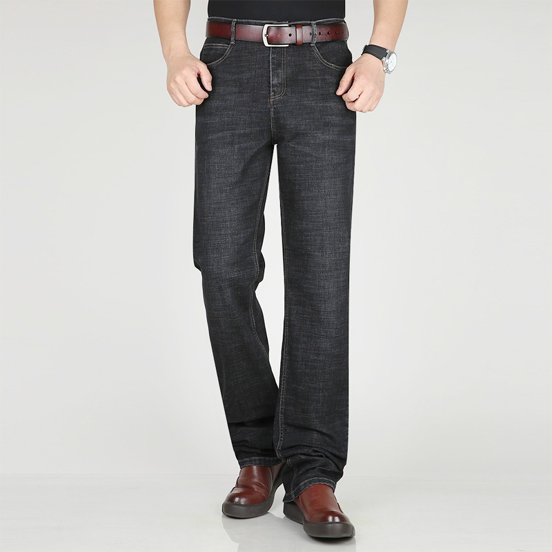 Jean Extra Long 117CM de haut pour hommes, 195CM, grande taille 42 44 46, classique, surdimensionné, épais, extensible, pantalon Slim en Denim, automne