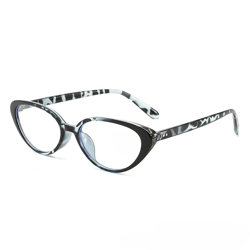 Lunettes de vue anti-lumière bleue sans correction pour femmes, style INS, monture petite œil-de-chat, tendance et classiques