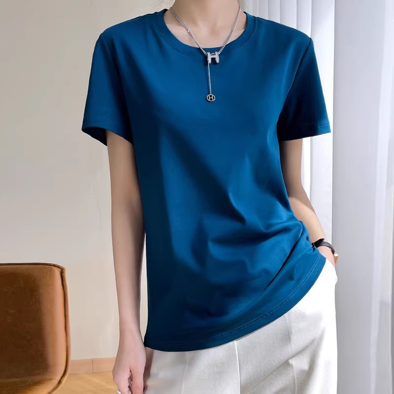 T-shirts pour femmes 2026 – Hauts décontractés en coton à manches courtes et col rond, style Harajuku coréen, pour l'été