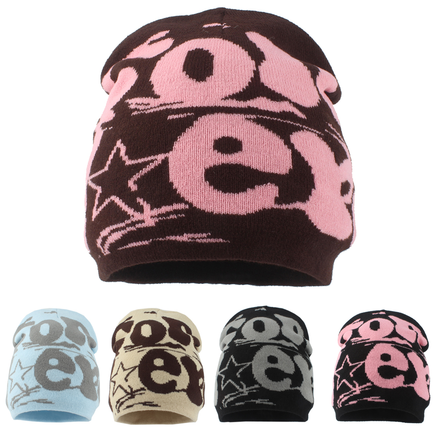Nouveau hiver Bonnet chapeau femmes hommes mode Hip-hop casquette lettre paragraphe tricoté chaud Skullies bonnets en plein air Ski casquettes Bonnet