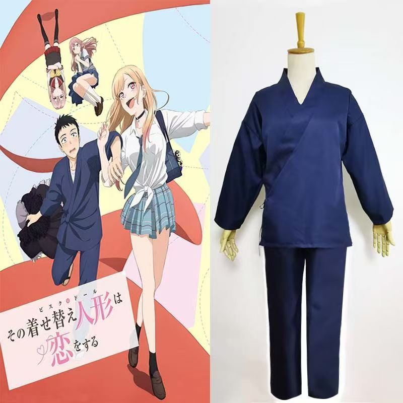 Costume de cosplay My Dress-Up Darling Gojo Wakana, robe de moine bouddhiste, tenue de cosplay anime