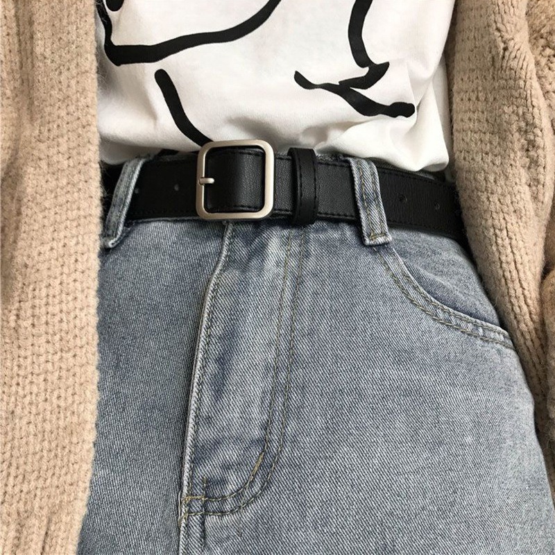Ceinture pour pantalon femme, ceintures de créateur décontractées et tendance pour femme, ceinture noire, marron, blanche pour jeans, ceinture de taille féminine, sangle BF20