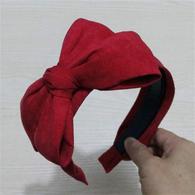 Serre-têtes larges à nœud solide pour femmes, bandeaux de mode pour filles, accessoires de coiffure féminins