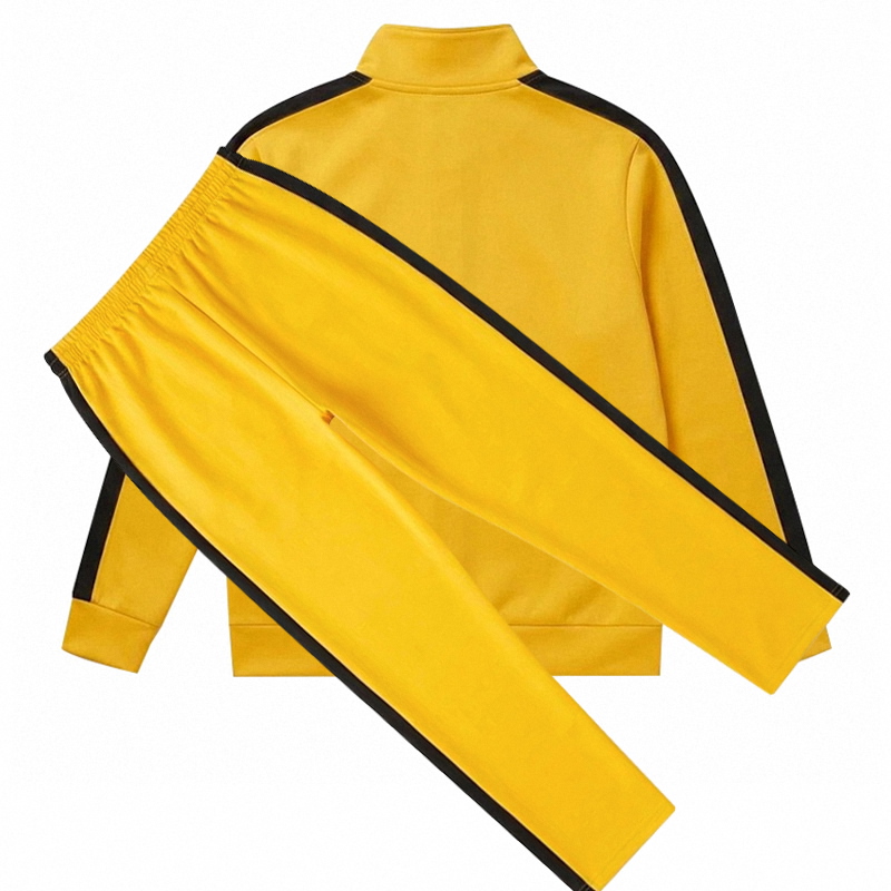 Ensemble deux pièces décontracté pour homme : veste zippée à col montant et sweat-shirt, respirant et confortable