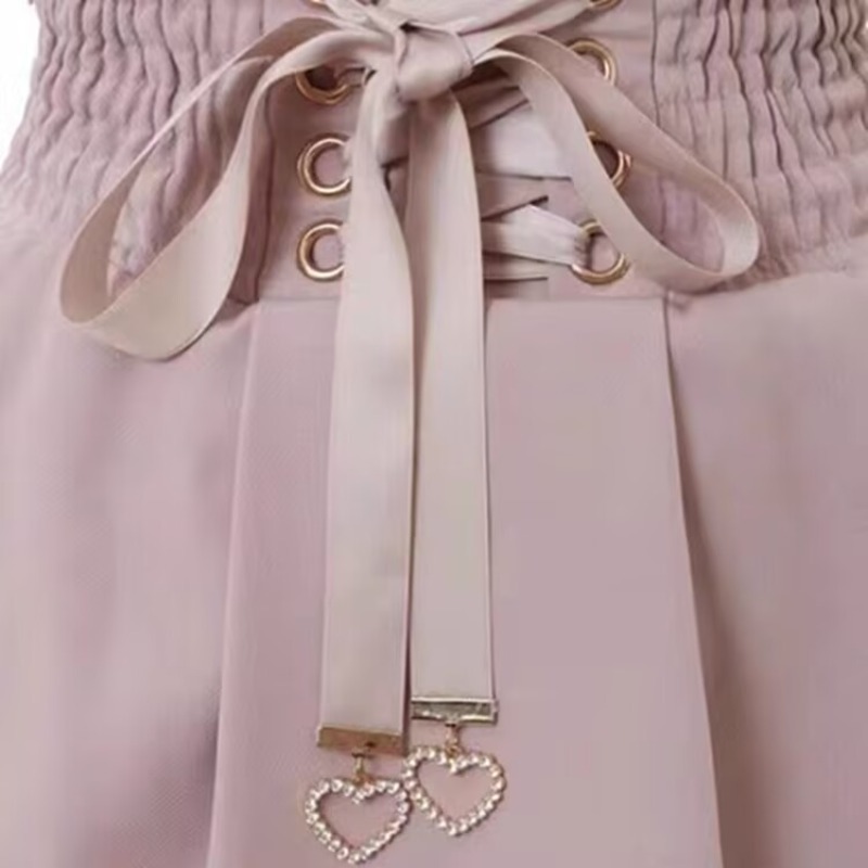 Style coréen Kawaii gâteau rose Mini jupes femmes pansement Lolita taille haute Y2k esthétique doux dentelle gothique JK Faldas jupe noire