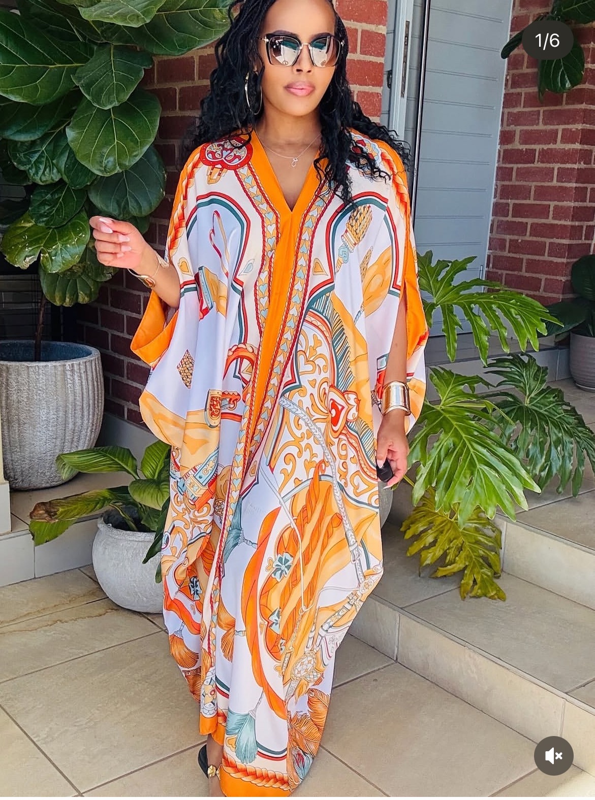 Vêtements de plage d'été robe caftan ample concepteur imprimé caftan en soie caftan en soie pour femmes pleine longueur Abaya koweït col en v longue Abaya