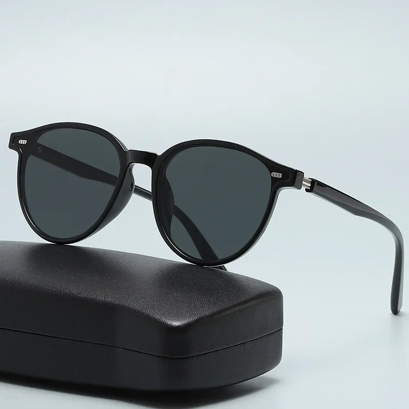 Nouvelles lunettes de soleil rondes pour femmes, marque tendance, lunettes décontractées pour femmes, lunettes de soleil vintage pour hommes, lunettes de protection solaire pour l'extérieur, UV400
